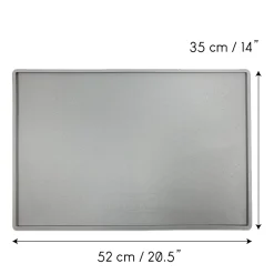 Silicone pet food mat