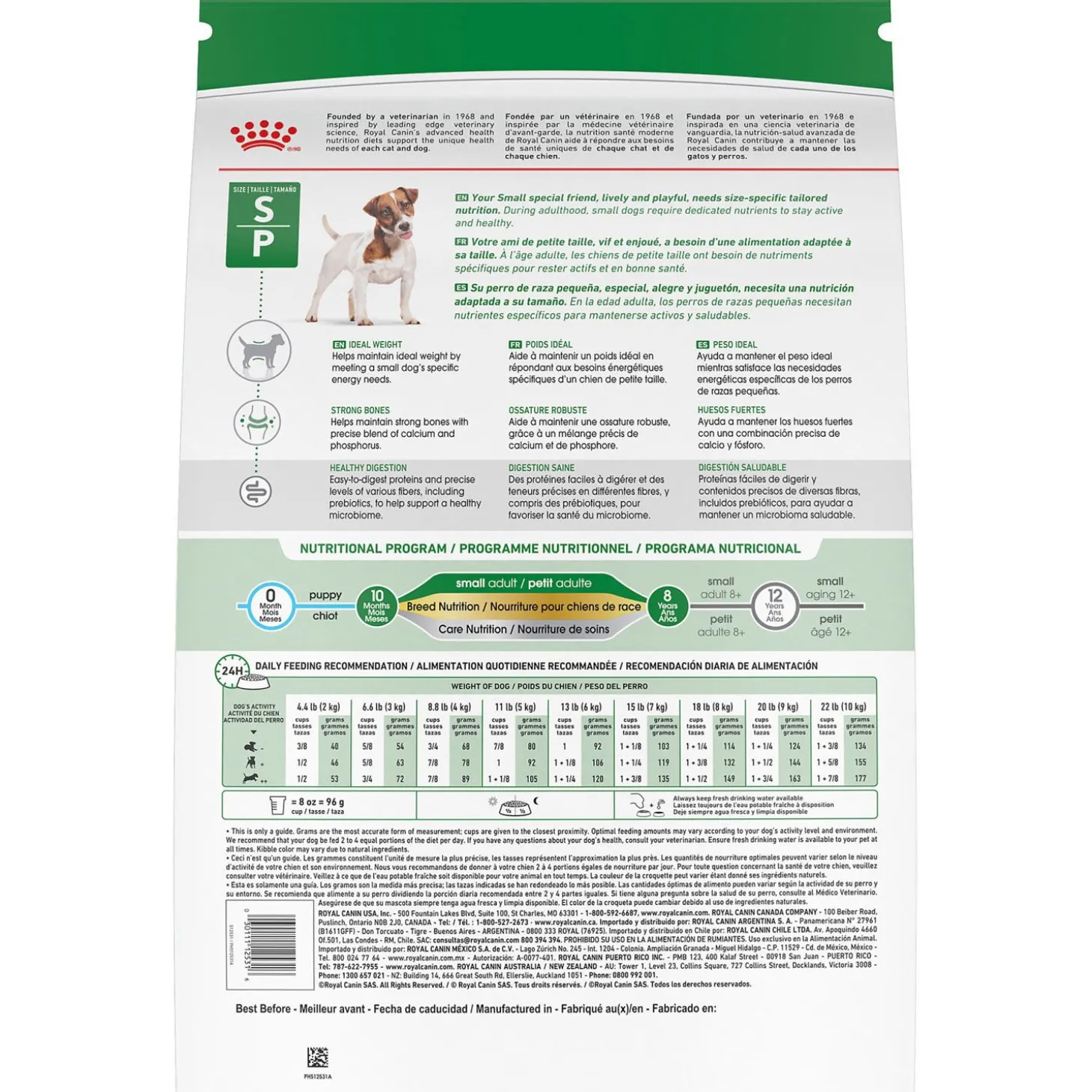 Size Health Nutrition™ Small Adult Dry Dog Food