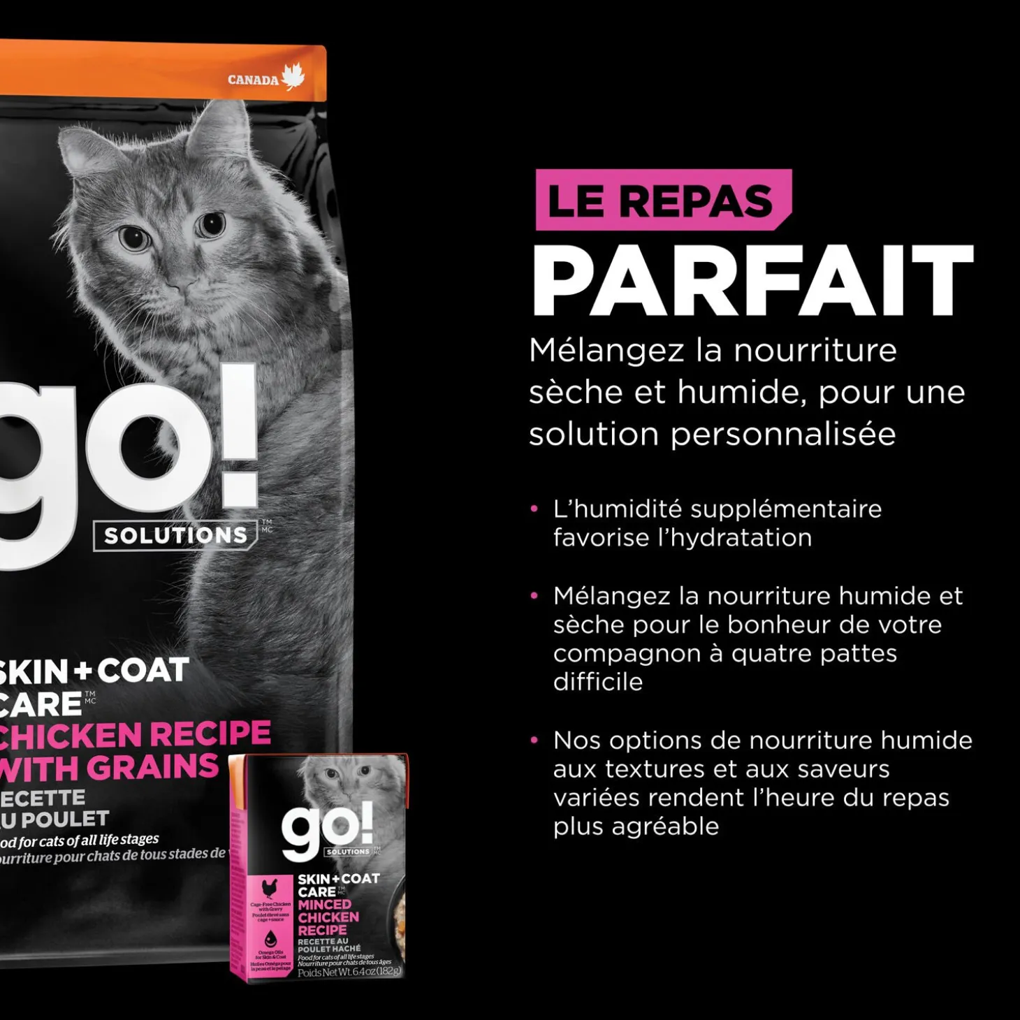 Skin + Coat Care Chicken and Grains Recipe for Cats, 1.86 kg