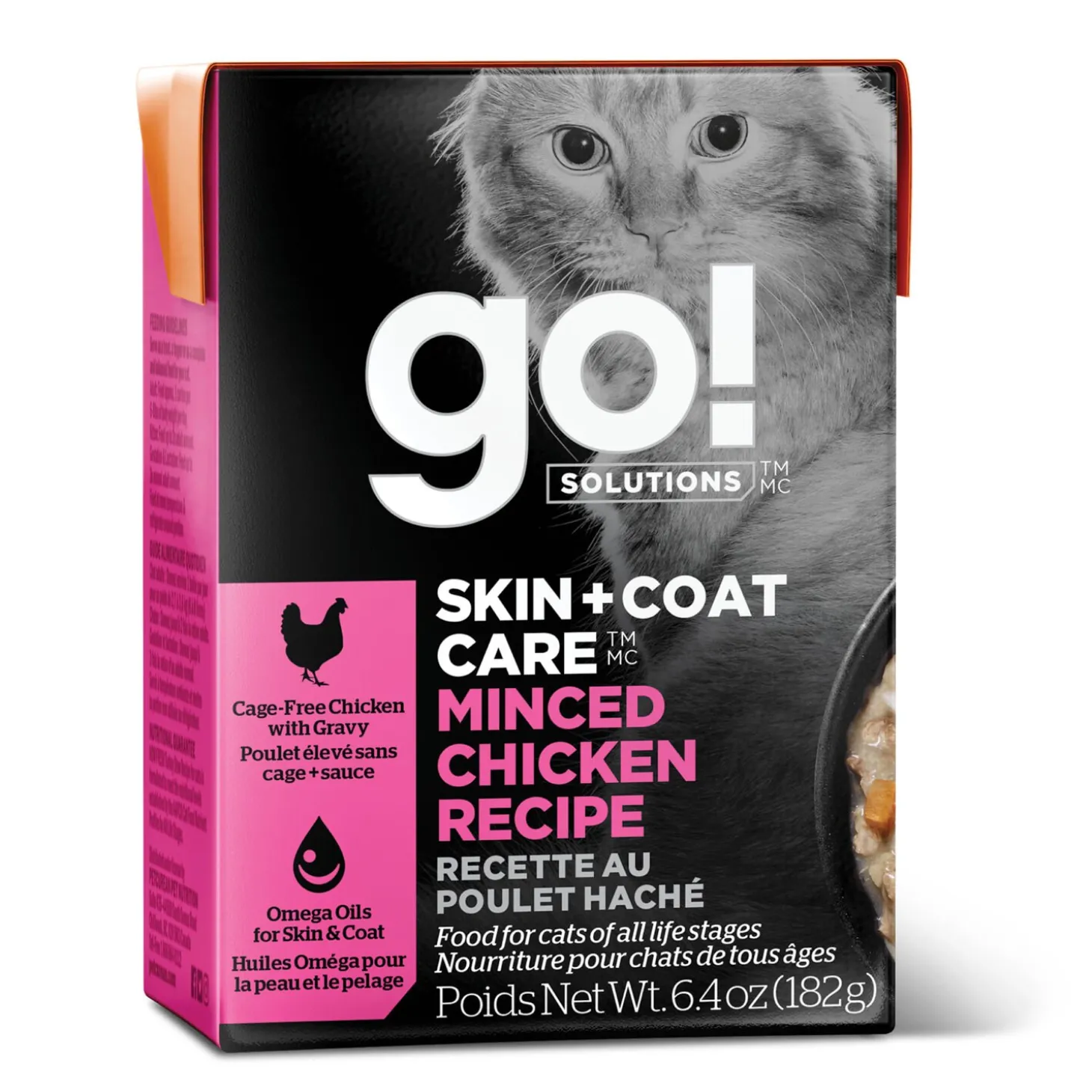 Skin + Coat Care Minced Chicken Recipe for Cats, 182 g
