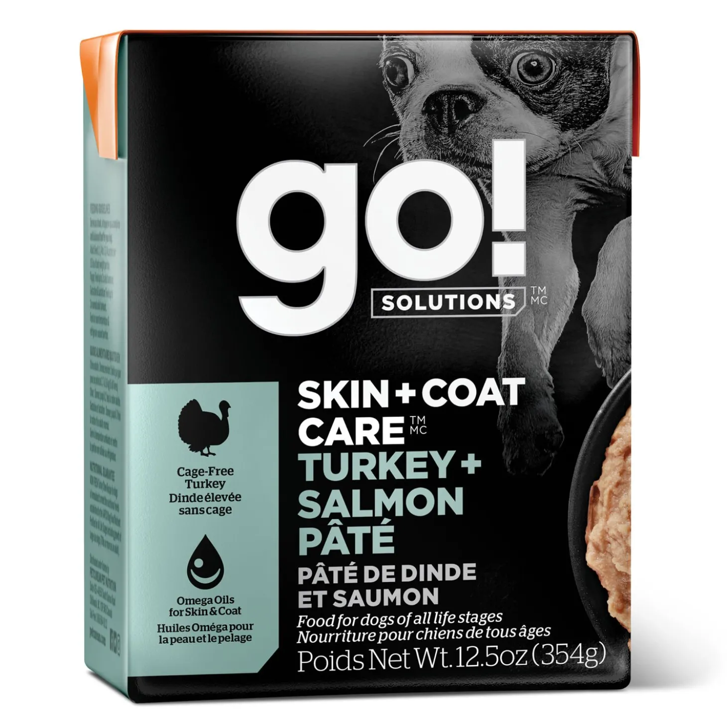 Skin and Coat Care Turkey and Salmon Pâté for Dogs, 354 g