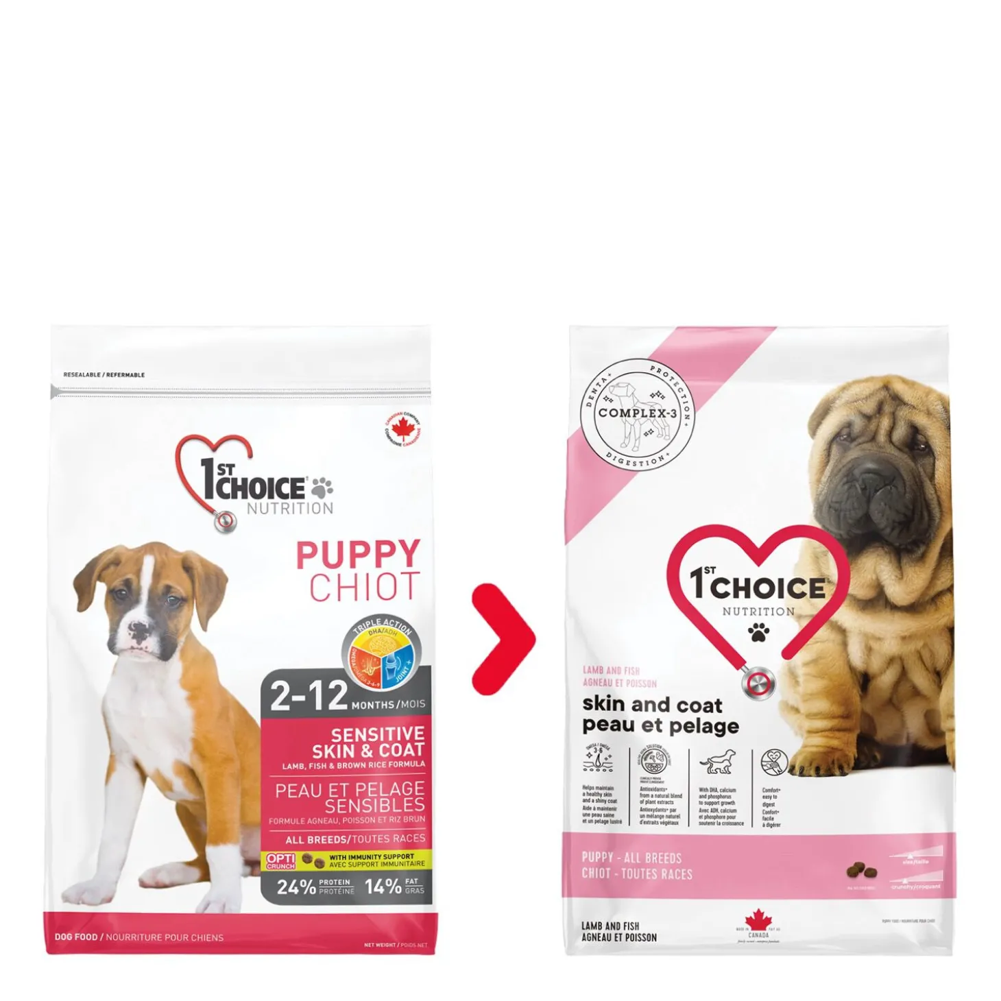 Skin and Coat Formula for Puppy, Lamb and Fish, 2kg