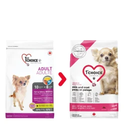 Skin and Coat Formula for Adult Dog Miniature and Small Breeds, Lamb and Fish, 5kg