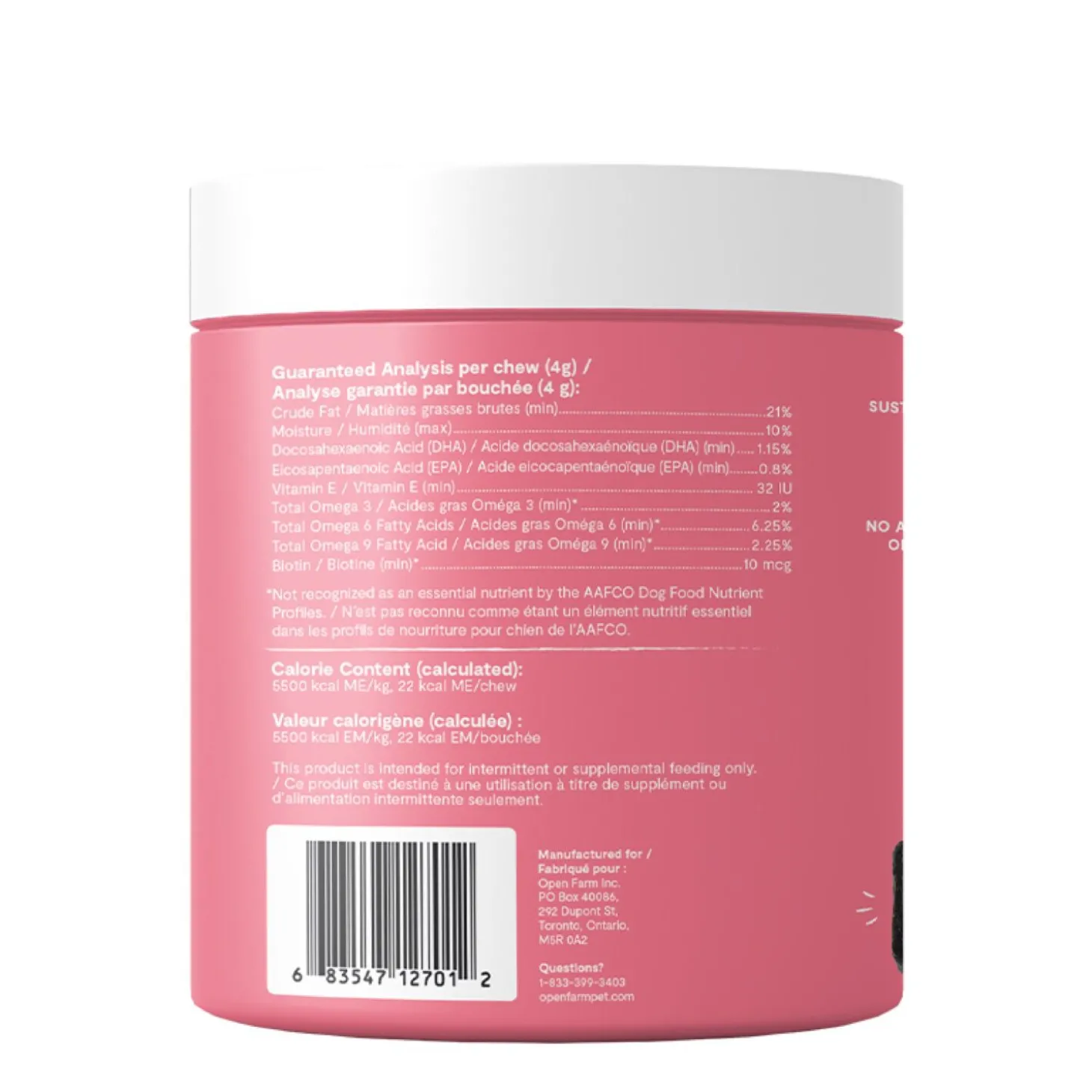 Skin and Coat Supplement Chews for Dogs