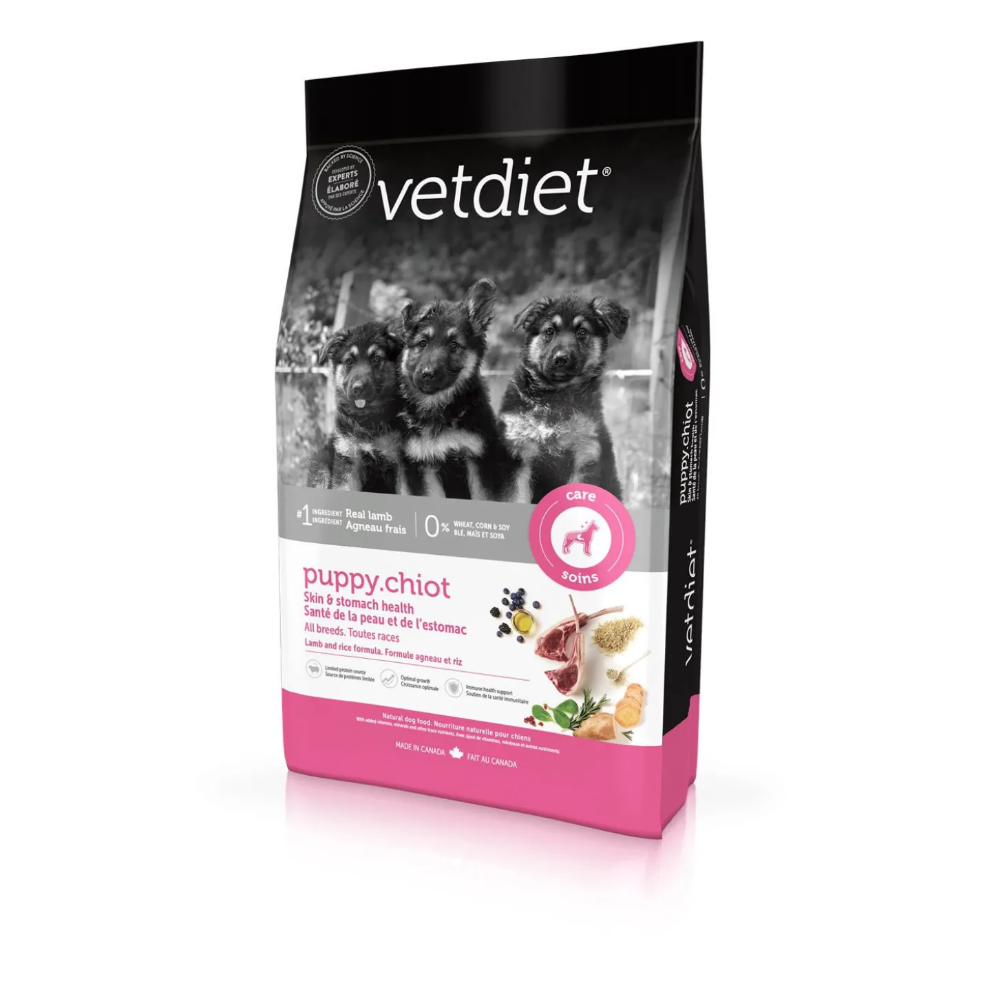 Skin and Stomach Health Lamb Dry Food for all Puppy Breed