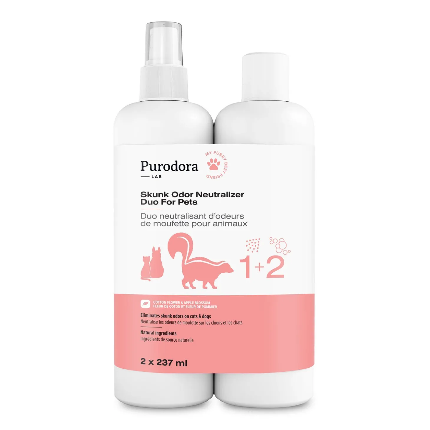 Skunk Odor Neutralizer Duo for Pets