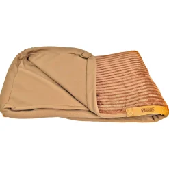 Sky and Diamond Reversible Bed Cover, Rust