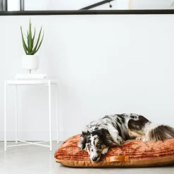 Sky and Diamond Reversible Bed Cover, Rust