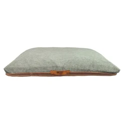 Sky Faux Leather Cover, Khaki Knit