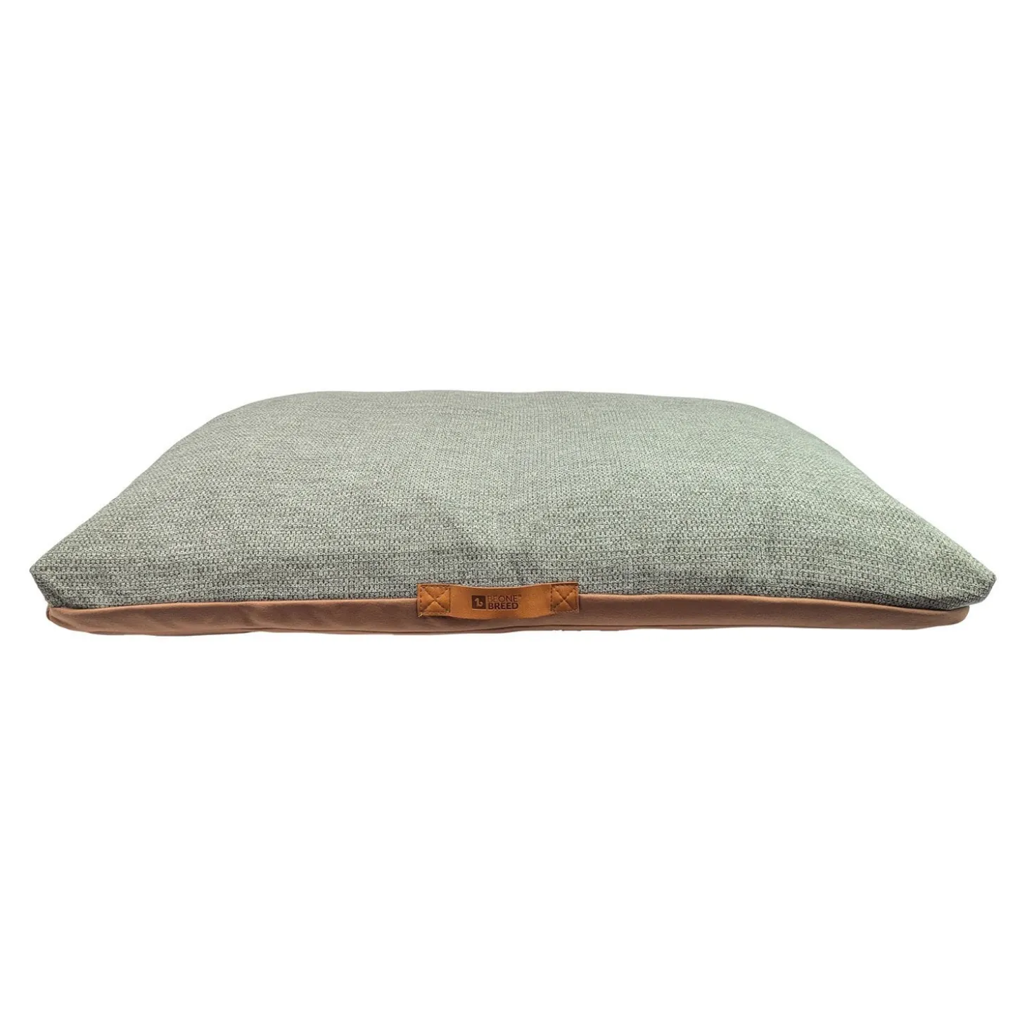 Sky Faux Leather Cover, Khaki Knit