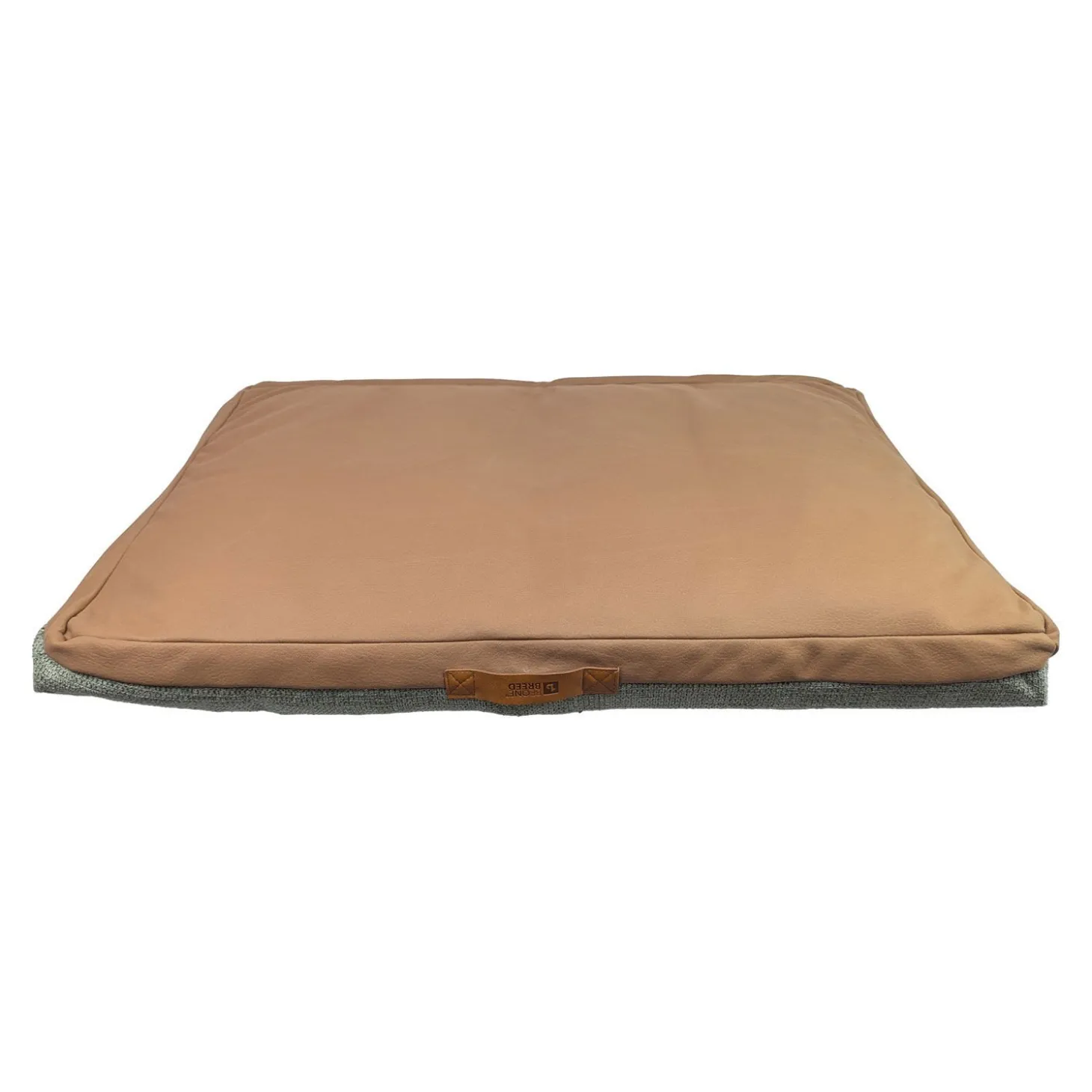 Sky Faux Leather Cover, Khaki Knit
