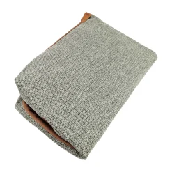 Sky Faux Leather Cover, Khaki Knit