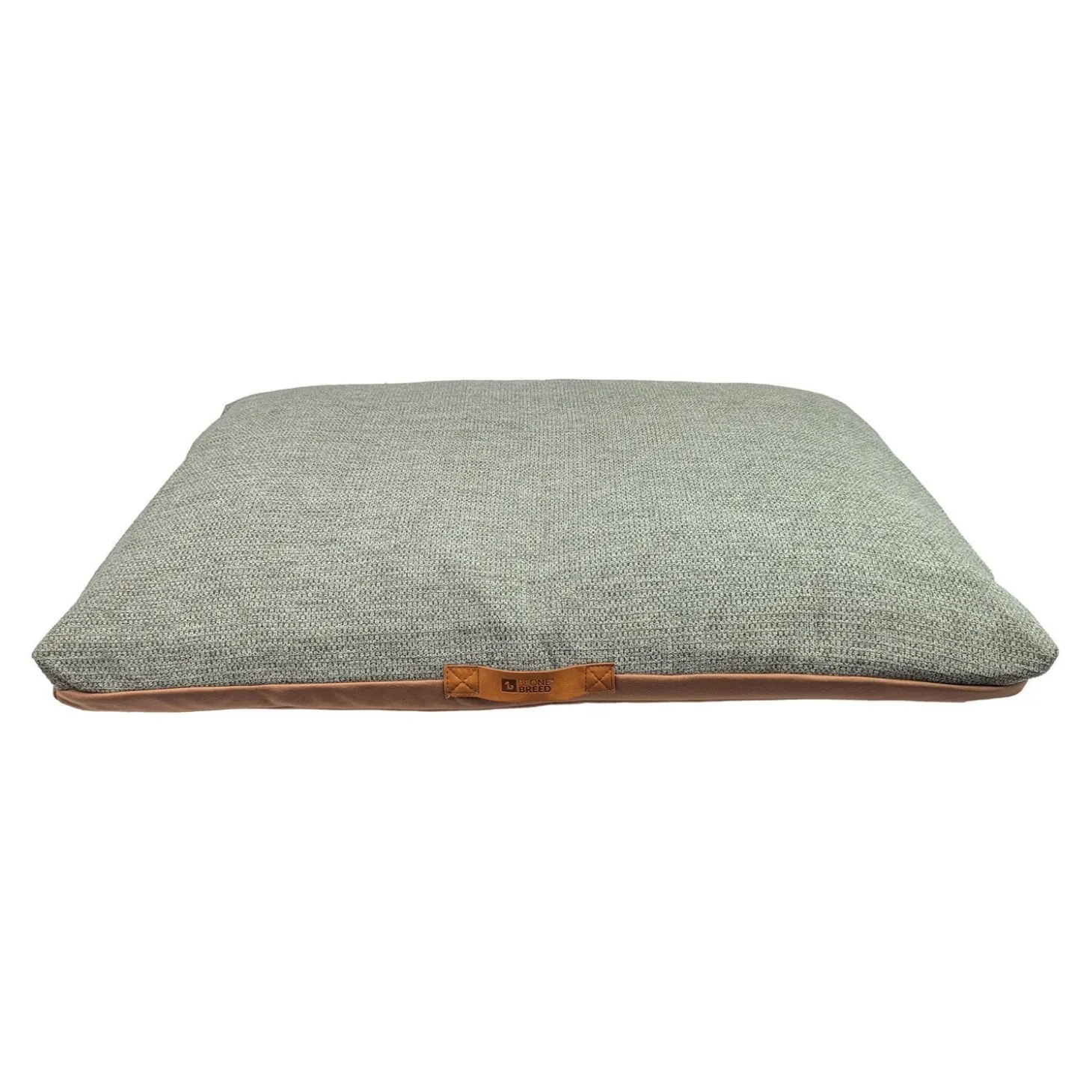 Sky Faux Leather Cover, Khaki Knit