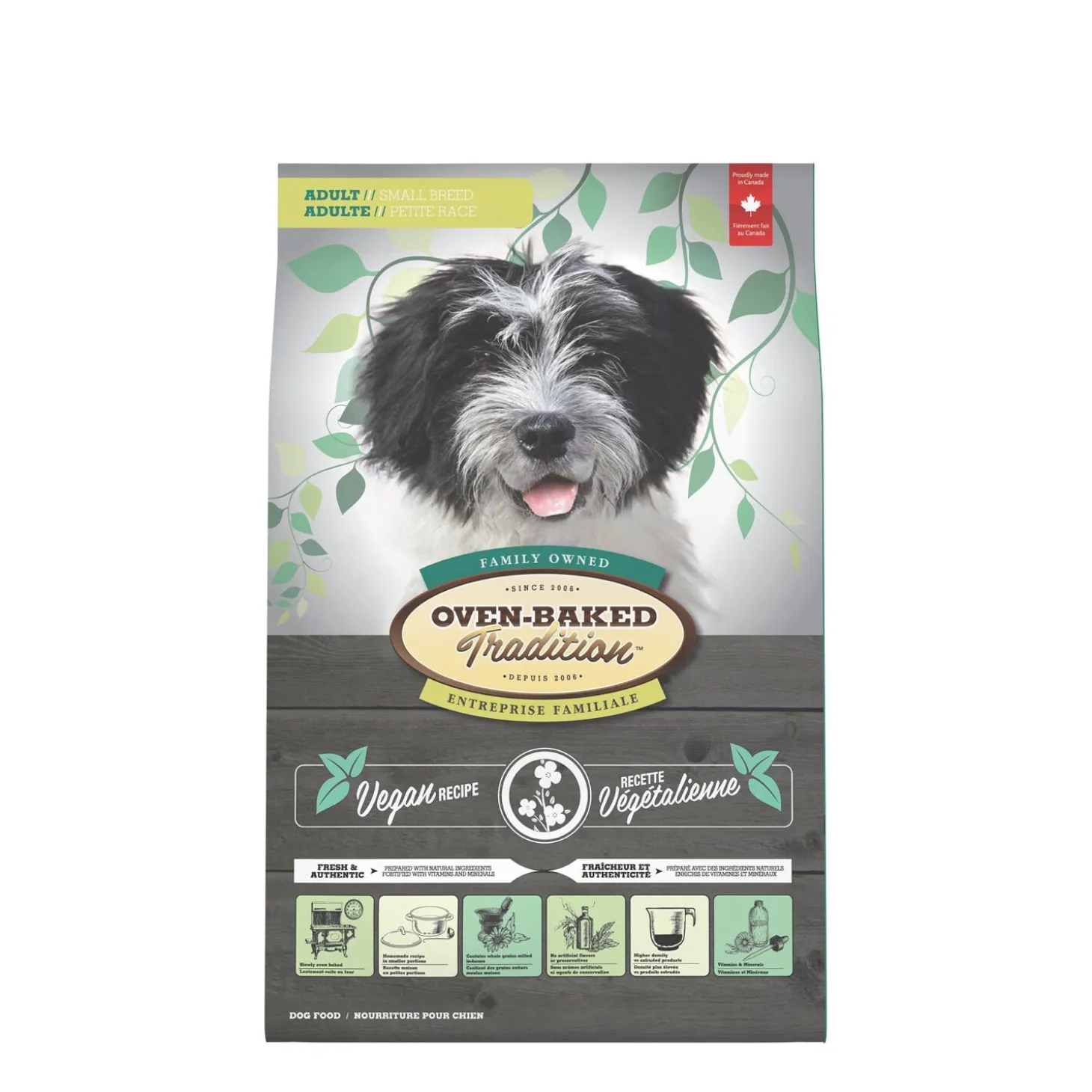 Small bite vegan dog food