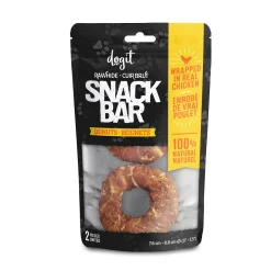 Snack Bar Chicken Rawhide Donuts for Dogs