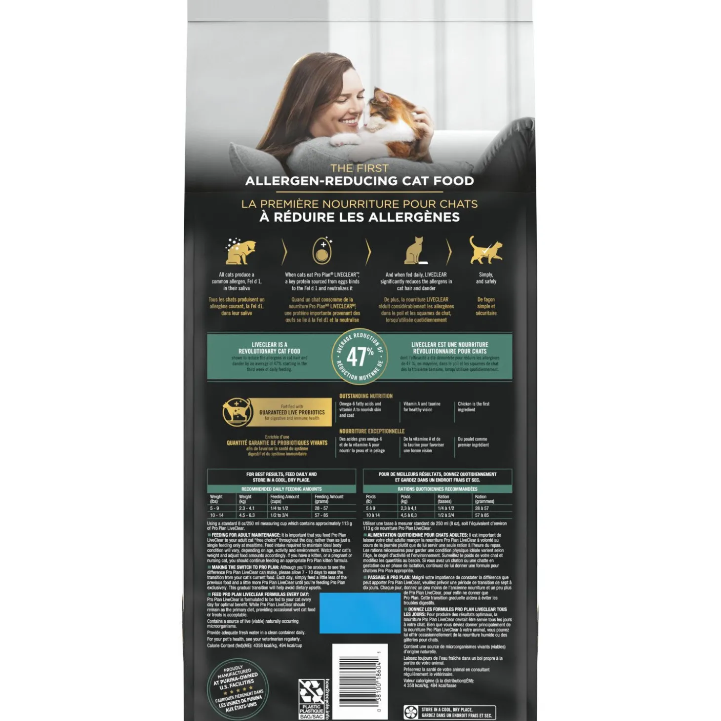 Specialized LiveClear Chicken & Rice Formula Dry Cat Food, 3.18 kg