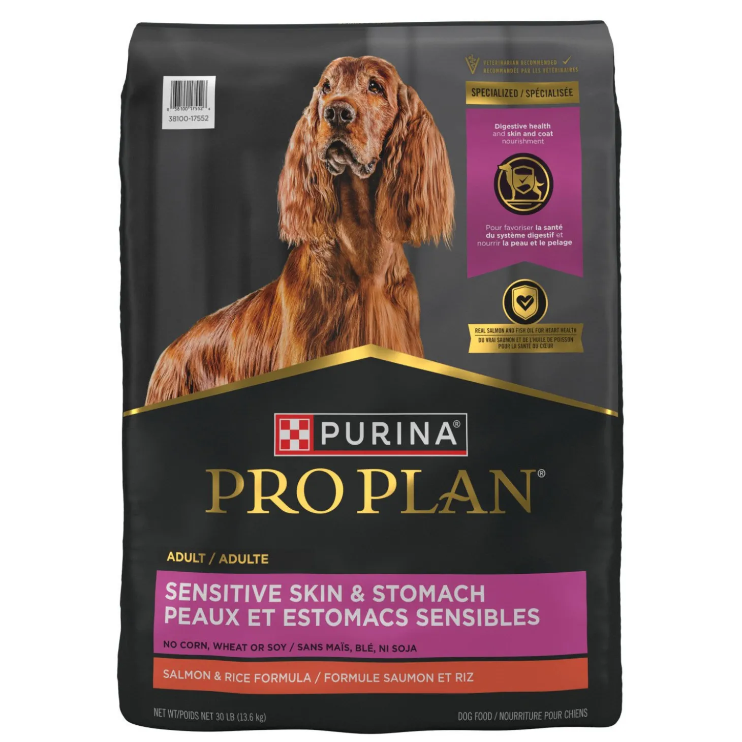 Specialized Sensitive Skin and Stomach Salmon & Rice Dry Dog Food Formula, 13.6 kg