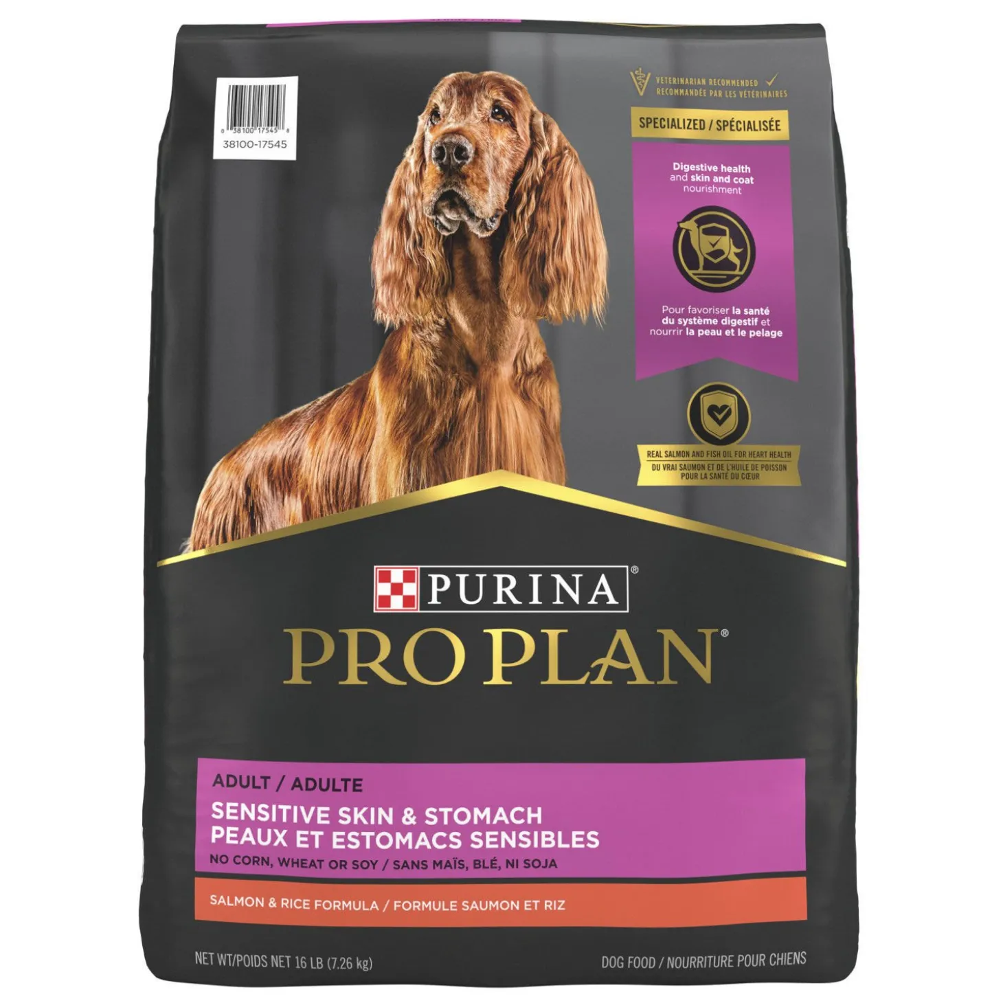 Specialized Sensitive Skin and Stomach Salmon and Rice Dry Food Formula for Dogs, 7.26 kg