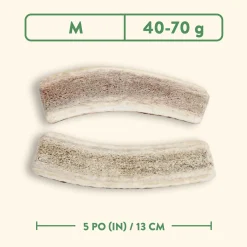 Split Antler Dog Chew, Nature