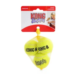 Squeaking tennis balls for dog