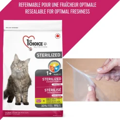 Sterilized Grain Free Chicken Formula for Adult Cats