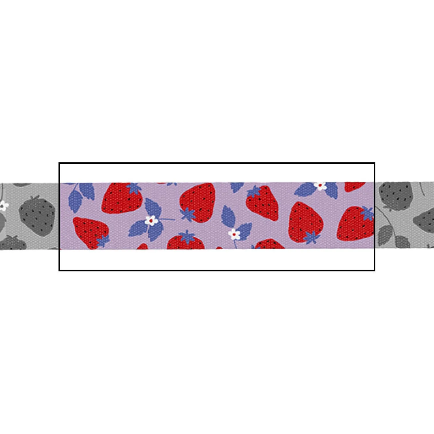 Strawberry Field Adjustable Cat Collar