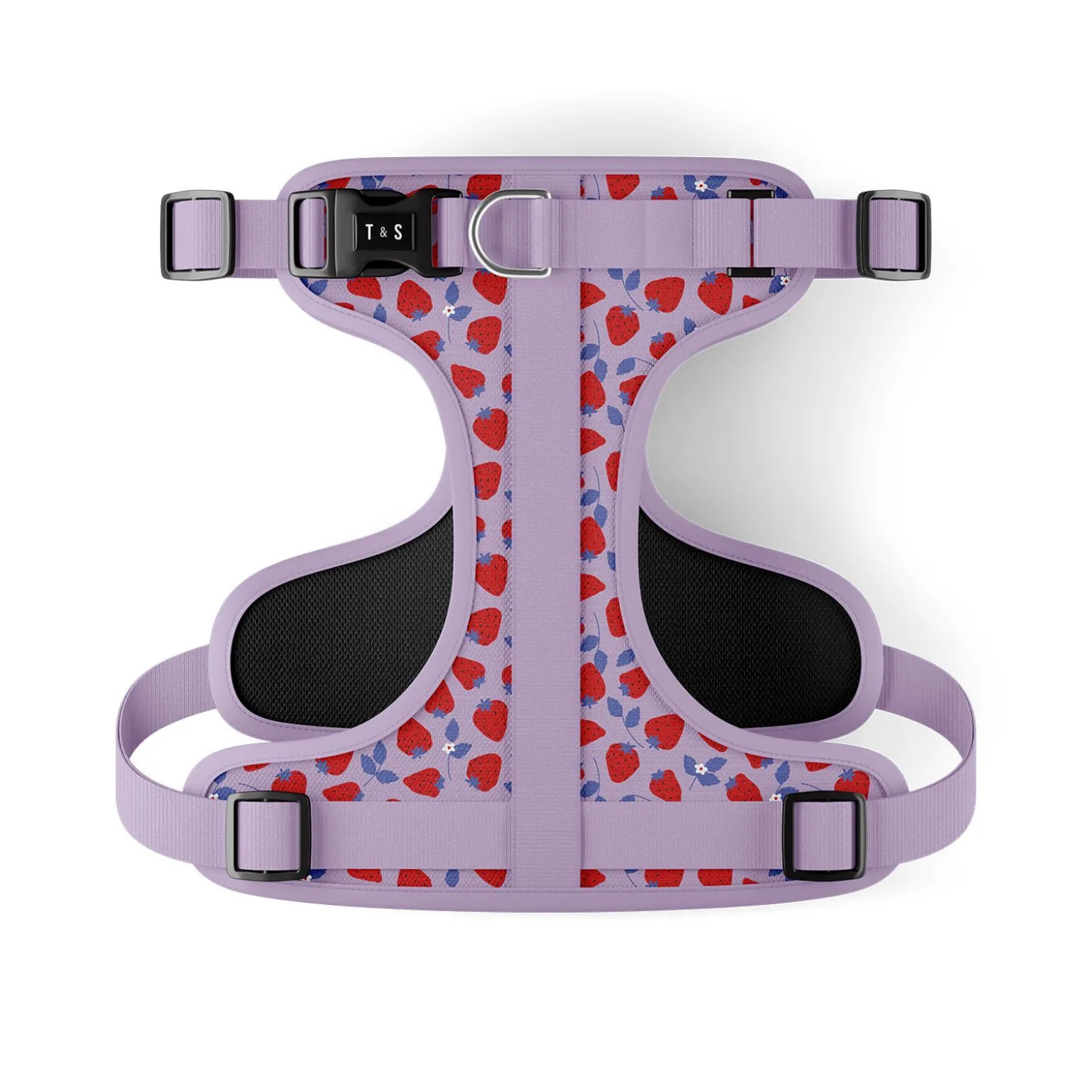 Strawberry Field Adjustable Dog Harness
