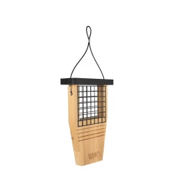 Tail prop suet bird feeder
