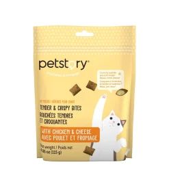 Tender and Crispy Chicken and Cheese Cat Treats, 115 g