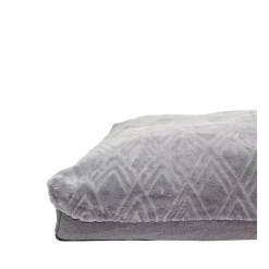 Textured Steel Grey Sky Bed