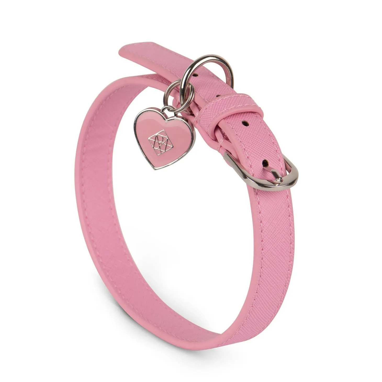 The CLEO Trio of Bubblegum Vegan Leather Dog Accessories