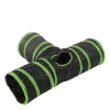 Three Way Cat Tunnel, green