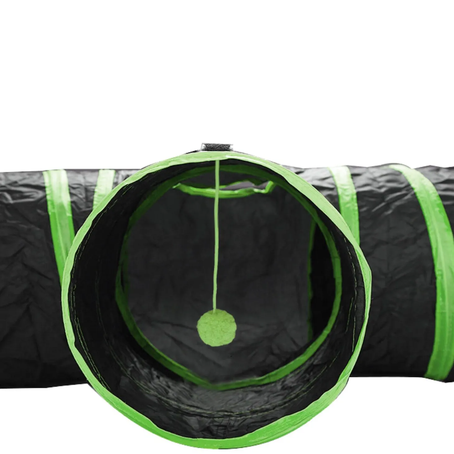 Three Way Cat Tunnel, green
