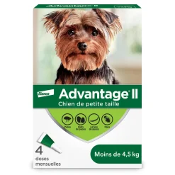 Topical Flea and Lice Protection for Dog , 4.5 kg, 4 pack