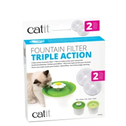 Triple Action Fountain Filters - 2 pack