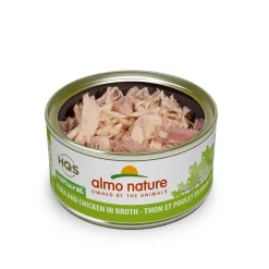 Tuna and chicken in broth for adult cats