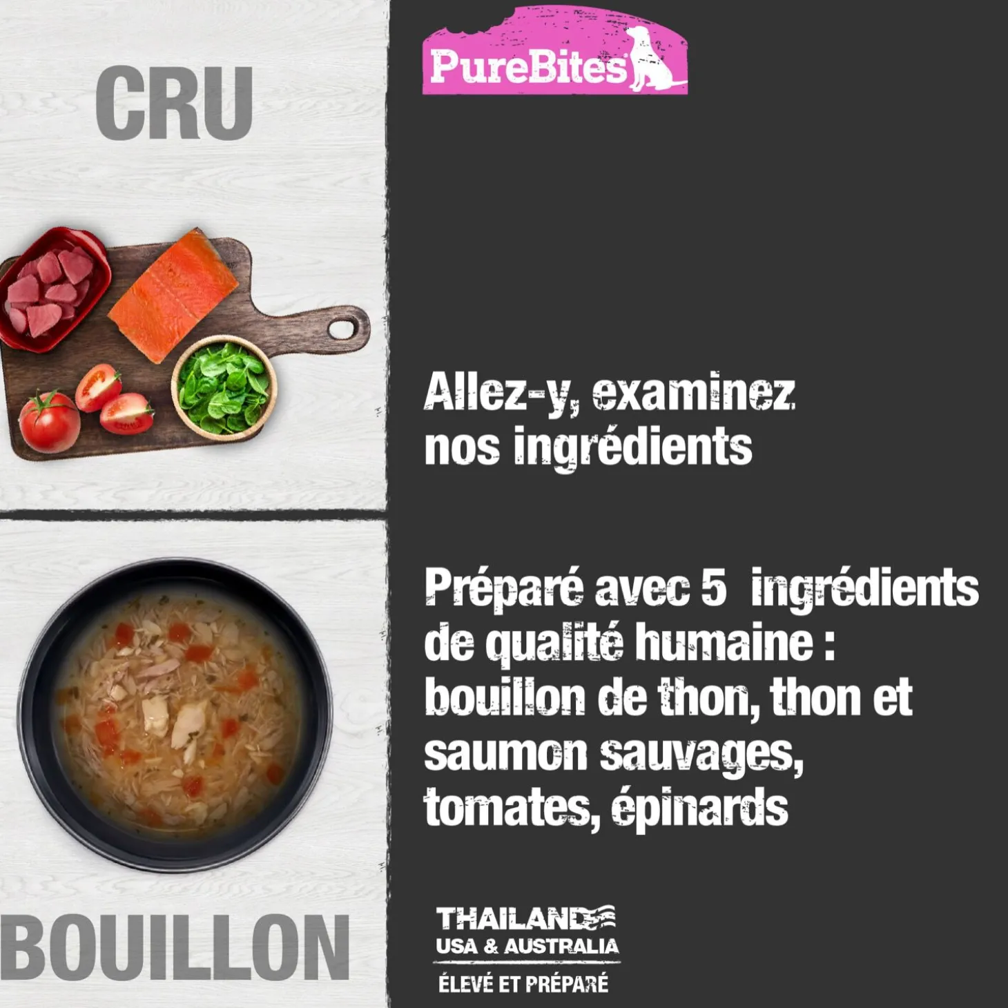 Tuna, Salmon and Vegetables Broth