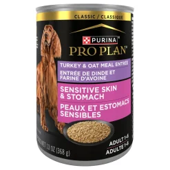Turkey & Oat Meal Entrée Classic Adult Sensitive Skin & Stomach Wet Dog Food, 368 g