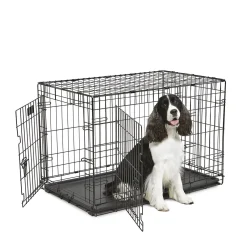 Two Door Folding Crate for Dogs