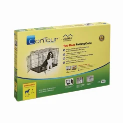 Two Door Folding Crate for Dogs