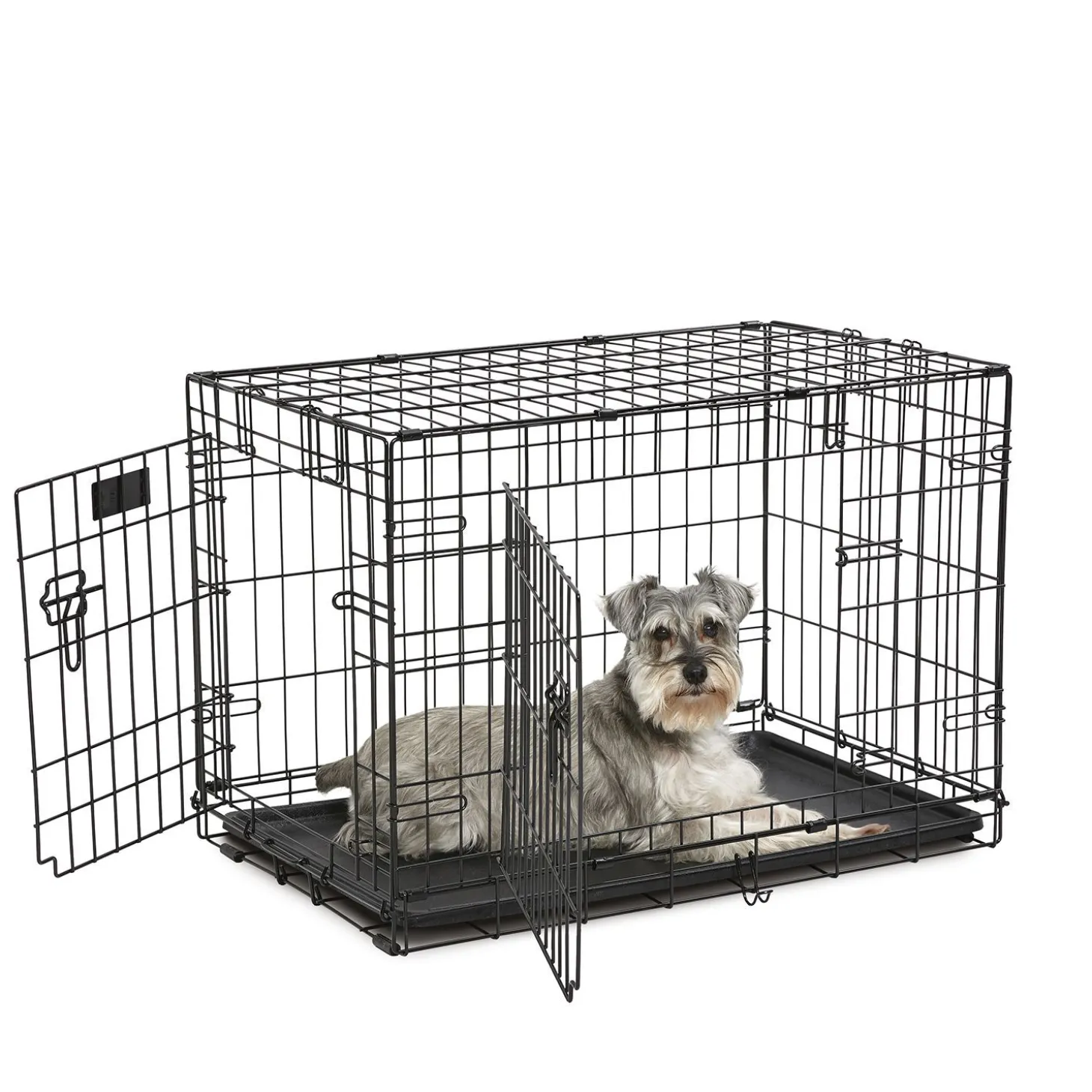 Two Door Folding Crate for Dogs