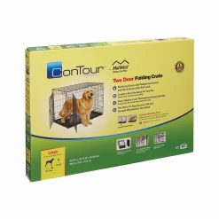 Two Door Folding Crate for Dogs