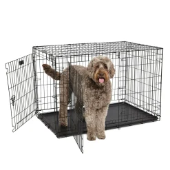 Two Door Folding Crate for Dogs