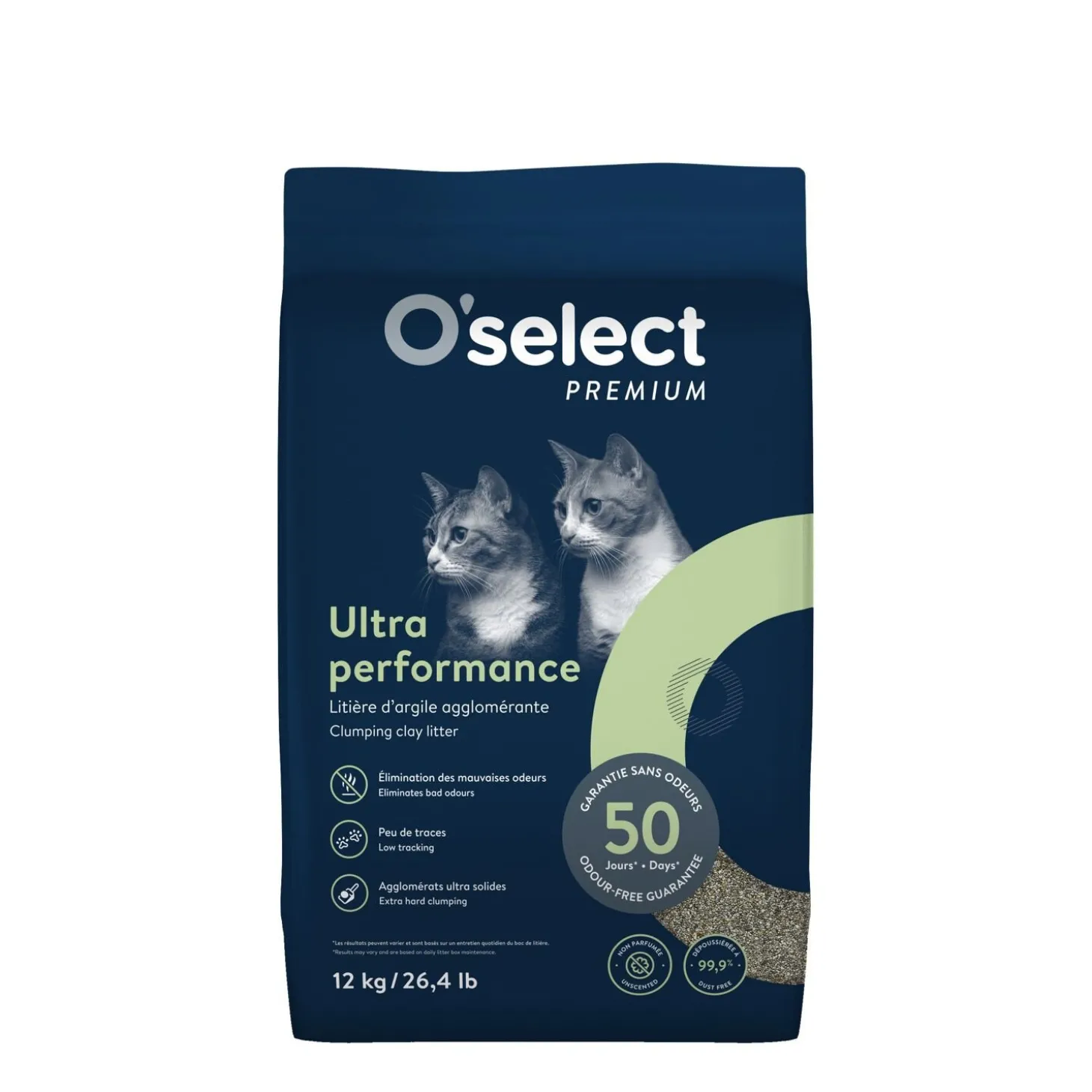 Ultra Performance Clumping Clay Litter, 12 kg