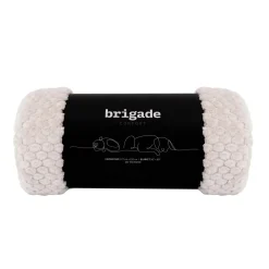 Ultra-soft Jacquard Fleece Blanket, Ivory