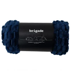 Ultra-soft Jacquard Fleece Blanket, Blue