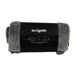 Ultra-soft Jacquard Fleece Blanket, Grey