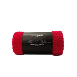 Ultra-soft Jacquard Fleece Blanket, Red