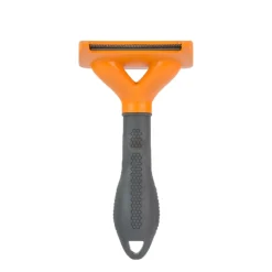 Undercoat deshedding tool for dog with long hair