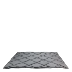 Upturn mat for crate, dark grey